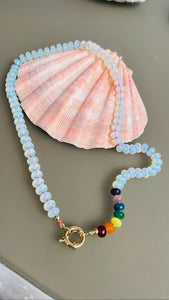 ROYGBIV pop opalite necklace