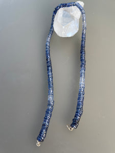 Ombré shaded sapphire necklace