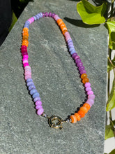 Load image into Gallery viewer, Santorini gemstone necklace
