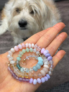 Celina pastel gemstone necklace