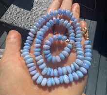 Load image into Gallery viewer, Jellyfish opal gemstone necklace
