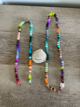 Load image into Gallery viewer, Tide pools gemstone necklace
