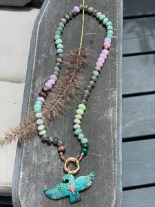 Sagebrush gemstone necklace