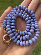 Load image into Gallery viewer, Perfectly purple opal necklace
