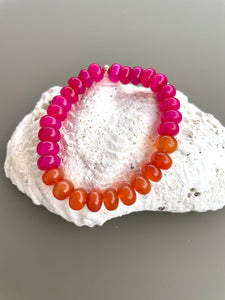 Juicy Neon gemstone bracelets