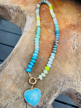 Load image into Gallery viewer, Crest line gemstone necklace
