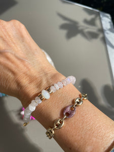 Opalescent bracelet collection