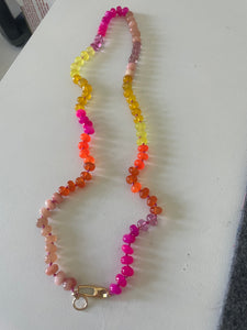 Glow Girl necklace and bracelets