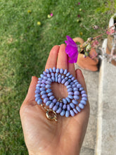 Load image into Gallery viewer, Perfectly purple opal necklace
