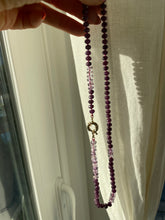 Load image into Gallery viewer, “Sangria” sapphire necklace
